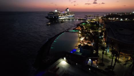 TUI-Cruise-ship-drone-shot-Curacao