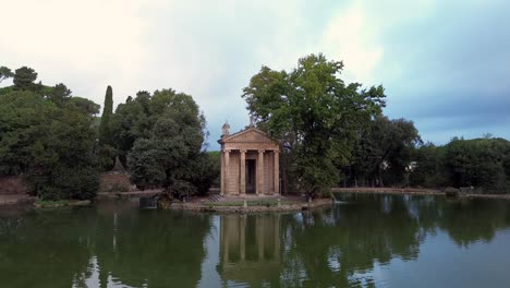 Temple-of-Aesculapius-in-Villa-Borghese-in-Rome
