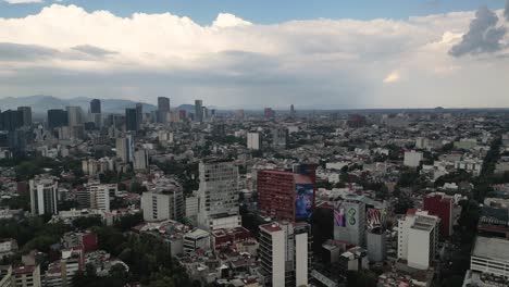 The-real-estate-boom,-an-aerial-glimpse-avenue-Insurgentes-sur-in-Mexico-City