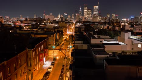 Philadelphia-City-Nachtzeitraffer-4k
