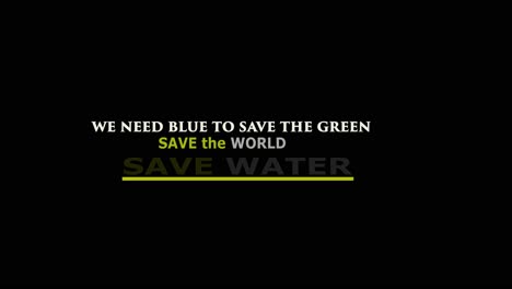 Campaña-De-Activismo-Por-El-Agua--Conservación-Del-Agua--Mensaje-Contra-La-Contaminación--Día-Mundial-Del-Agua,-Campaña-De-Ahorro-De-Calidad-Del-Agua-Y-Concepto-De-Protección-Ambiental