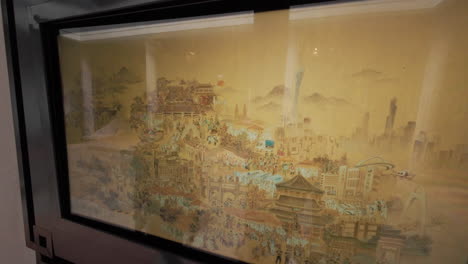Una-Pintura-Conmemorativa-Que-Representa-La-Historia-De-La-Pandemia-De-Covid-19-En-La-Ciudad-De-Guangzhou