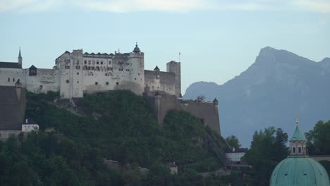Dusk-Sets-Last-Light-of-the-Day-on-the-Walls-of-Hohensalzburg-Fortress