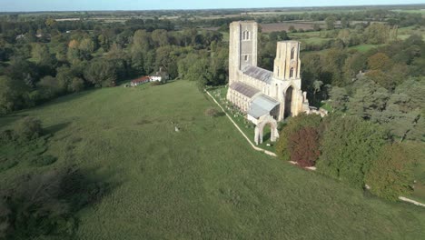 Monumental-Building-Of-The-Ancient-Wymondham-Abbey-In-Norfolk,-England,-United-Kingdom