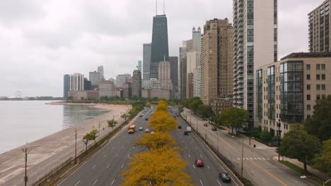 Chicago-aerial-during-autumn-season