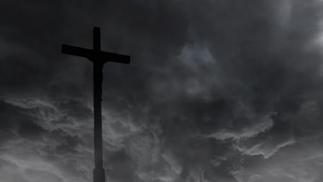 Jesus-and-the-cross-silhouetted-on-the-hill
