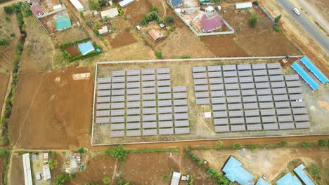 Solar-panel-cell-photovoltaic-farm-solar-panel-sun-rural-green-energy---clean-renewable-electricity-in-kenya