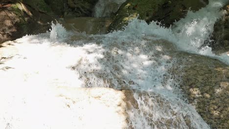 Waterfall-in-Rural-Thailand,-Nobody