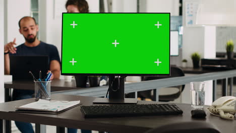 Computer-Desktop-Mit-Greenscreen