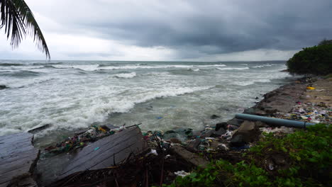 Plastic-pollution-on-a-Tropical-beach-in-Thailand