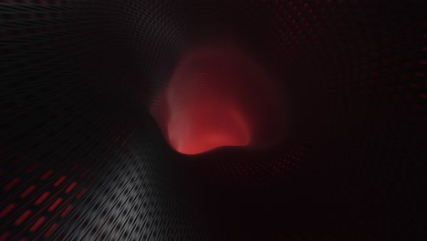 Abstract-Wire-Mesh-Vortex-Tunnel---animation