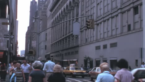 Traffic-and-Pedestrians-on-Lexington-Avenue-in-New-York-City-in-Vintage-1970s