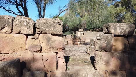 The-city-of-Roman-ruins-in-the-state-of-Tipaza,-Algeria