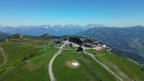 Montañas-De-Austria-El-Destino-De-Vacaciones-De-Schmittenhohe