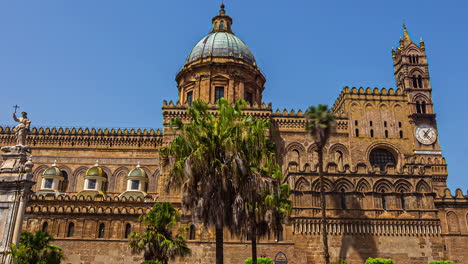 Palermo-Norman-cathedral,-a-UNESCO-world-heritage-site-in-Italy