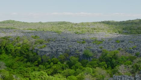 Vuela-Sobre-Las-Hermosas-Rocas-Tsingy-Ankarana-En-La-Isla-De-Madagascar