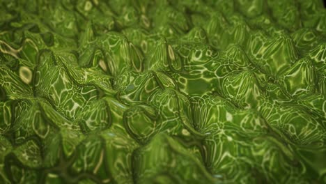 Animated-Green-Backdrop-With-Liquid-Metal-Pattern