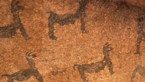 Rock-paintings-of-a-caravan-of-llamas