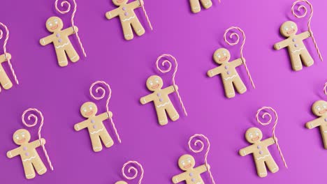 Gingerbread-Men-and-Candy-Canes-on-a-pink-background