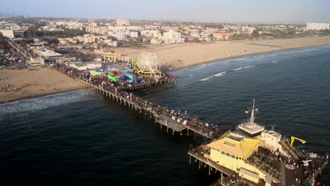 A-wide-angle-drone-capture-of-the-Santa-Monica-Pacific-Park-Pier