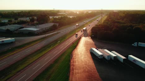 beautiful-aerial-for-logistics-trucking-freight-business