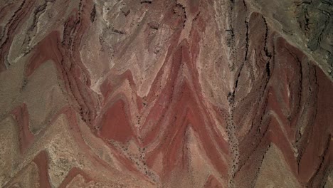 Drone-Aerial-Cinematic-Shot-of-a-detailed-texture-of-the-abstract-patterns-in-the-desert-dunes-of-Antelope-Mountain