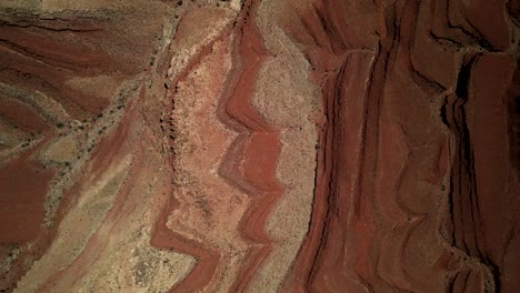 Drone-Aerial-Cinematic-Shot-of-a-unique-abstract-lines-of-the-Antelope-National-Park