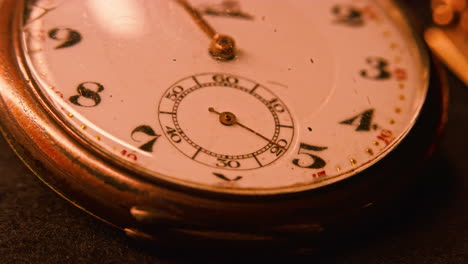 The-second-hand-of-a-vintage-pocket-watch-is-moving-under-a-glass-as-the-camera-is-moving-left-to-orbit-the-clock-hands