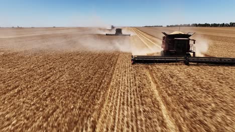 Experience-the-precision-and-power-of-a-large-scale-grain-harvesting-operation-as-the-fields-come-alive-with-activity