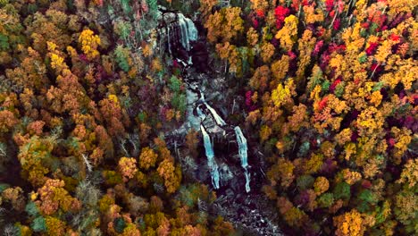 Drone-footage-of-the-tallest-waterfall-east-of-the-Rocky-Mountains