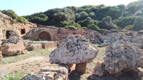 Römische-Gräber-In-Tipaza,-Algerien