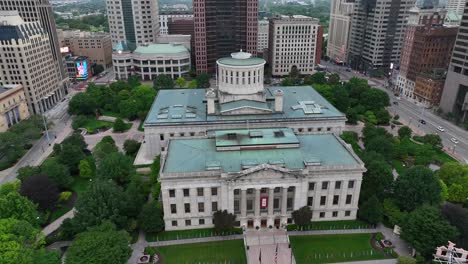 Edificio-Del-Capitolio-Del-Estado-De-Ohio-En-Columbus