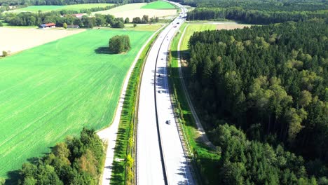 Luftaufnahme-Der-Berühmten-Deutschen-Autobahn,-4k
