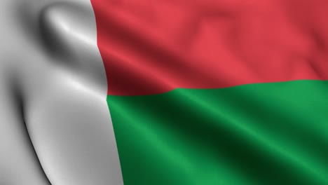 Madagaskar-Flagge