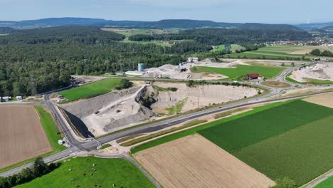 In-the-aerial-photo-you-can-see-the-road-construction-with-a-large-gravel-pit