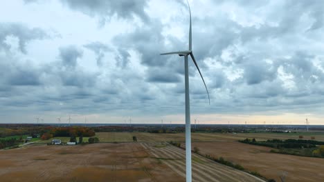 Rising-motion-with-drone-to-show-the-full-stature-of-the-turbine