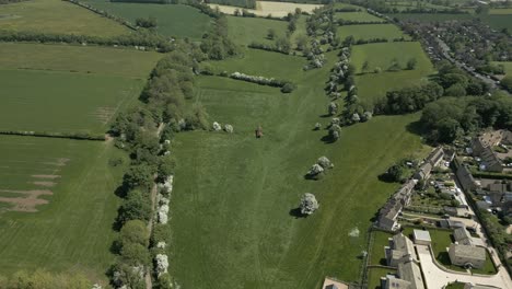 Cotswold-Spring-Countryside-Town-Suburbs-Stow-On-The-Wold-Aerial-View-UK