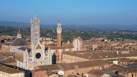 Marvelous-aerial-top-view-flight-medieval-town-Siena-Tuscany-Italy