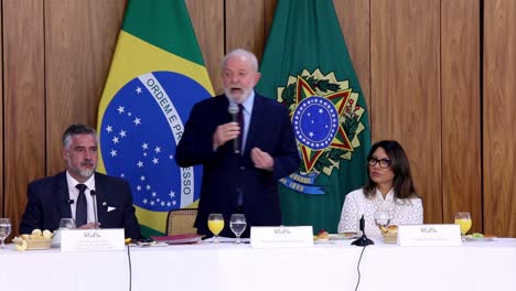 Rede-Von-Präsident-Luiz-Inácio-Lula-Da-Silva-In-Brasilien