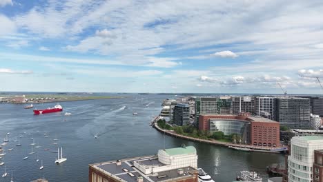 Boston-Waterfront-Drohnen-Luftaufnahme