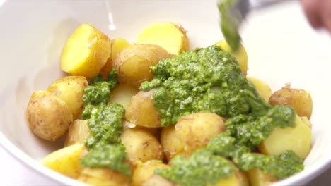 Boiled-potatoes-with-salsa-verde