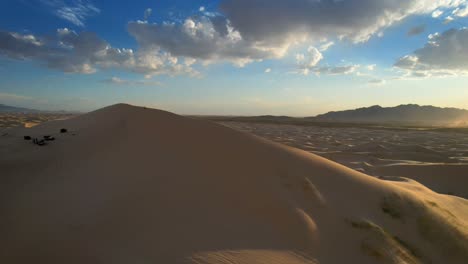 Beautiful-sunny-sunset-over-the-dunes