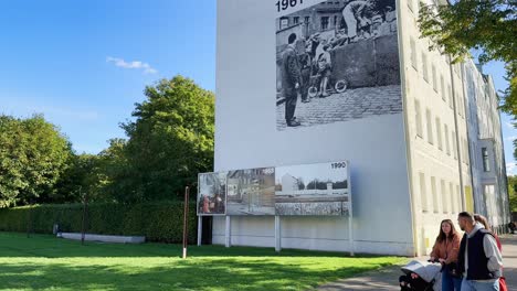 Former-Border-Area-of-Berlin-Wall-in-Ackerstrasse-during-Sunny-Day