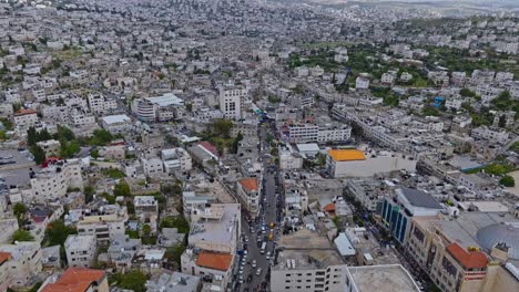 Aerial-View-Of-Palestinian-City-Of-Hebron-In-Southern-West-Bank