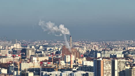 Aerial-Paris:-The-skyline-tells-tales-of-history-amid-the-pollution's-urban