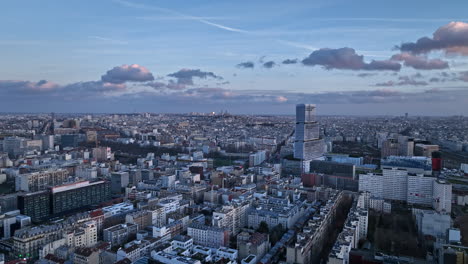 Aerial-insights:-Paris'-neighborhoods,-a-blend-of-commerce-and-culture.