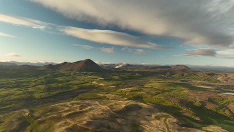 volcanic-landforms-lava-pillars-and-rootless-vents-aerial-landscape-Iceland