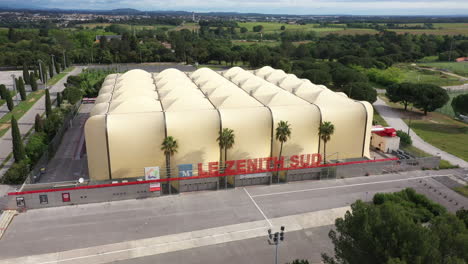 Giant-concert-arena-Montpellier-Zenith-Sud-aerial-shot
