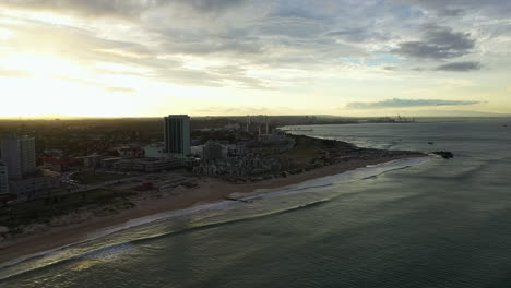kings-beach-Port-Elizabeth-sandy-shore-aerial-shot-South-Africa