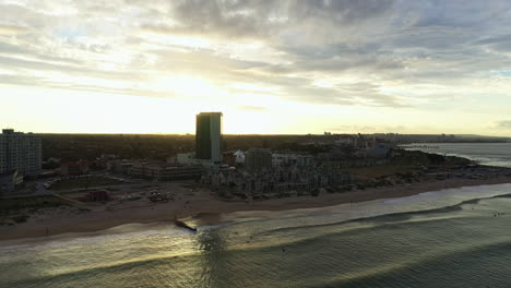 South-Africa-Port-Elizabeth-view-from-the-ocean-sunset
